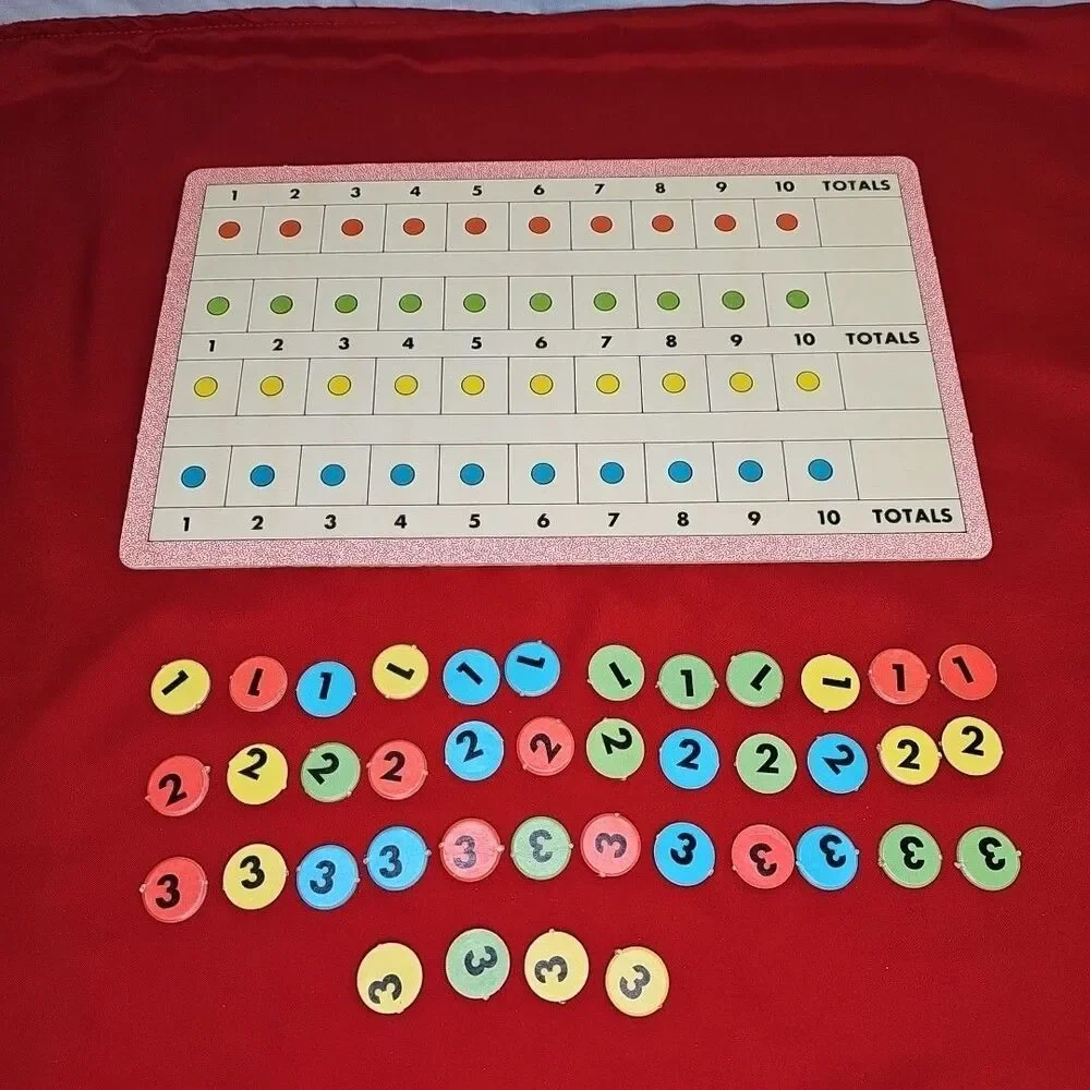 Poker Game Milton Bradley Cross Up Adults #4945 USA Made VTG 1968 Complete